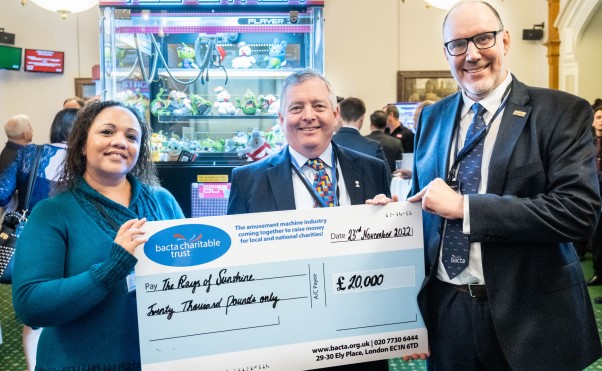 Bacta renews partnership with £20,000 donation to Rays of Sunshine