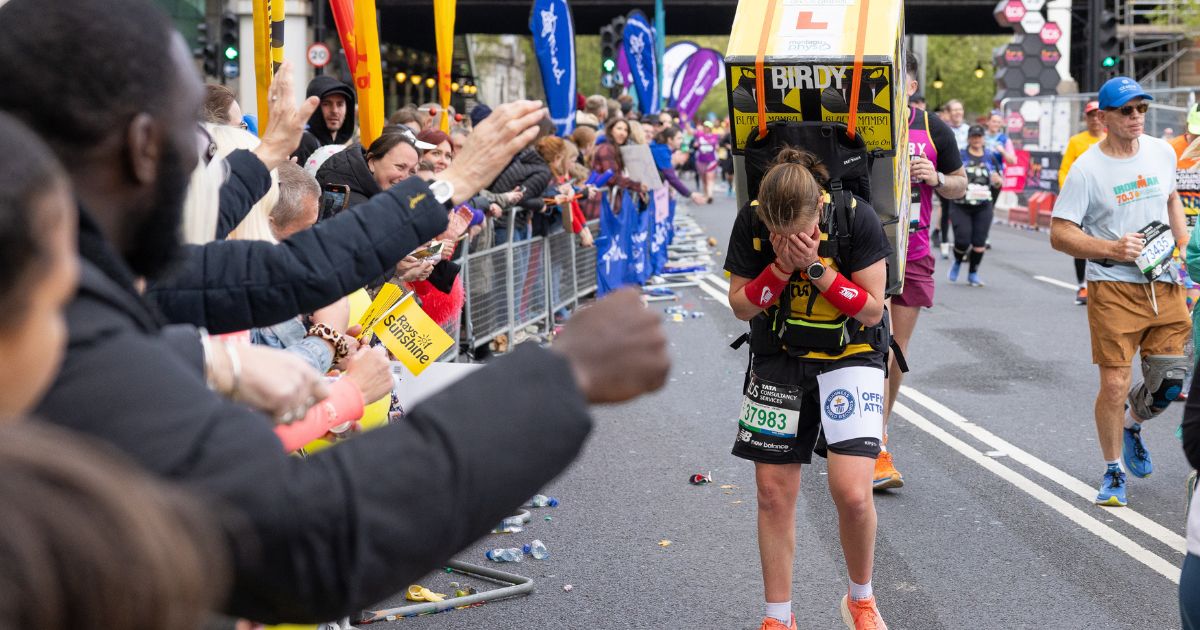 Laura Bird becomes Rays of Sunshine ambassador, after being first woman to complete London Marathon carrying a fridge on her back