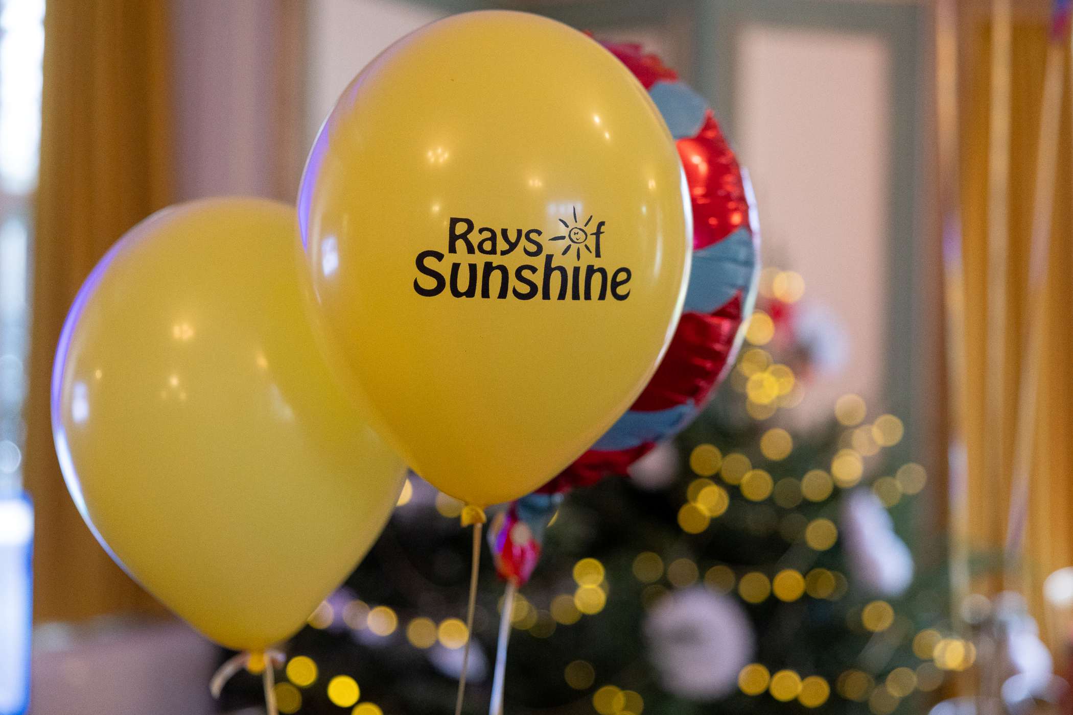 Ray of Sunshine balloons.