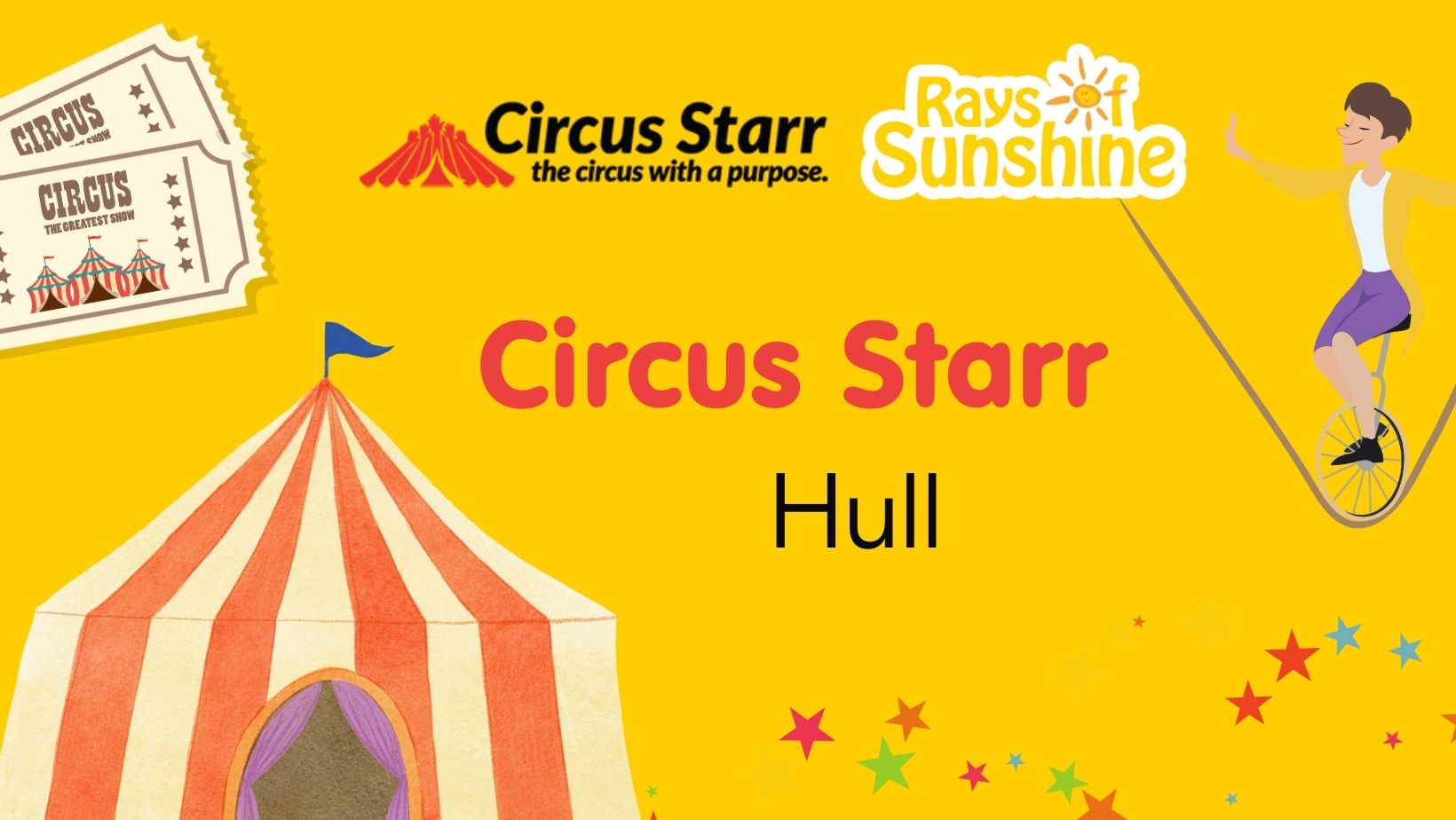 Poster that reads 'Circus Starr: Hull'